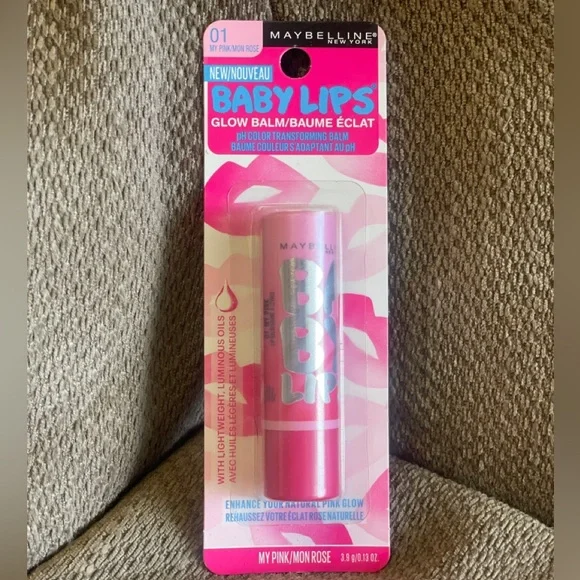 Maybelline's 'Baby Lips' Glow Lip Balm - My Pink, mon rose #01 - Picture 2 of 13